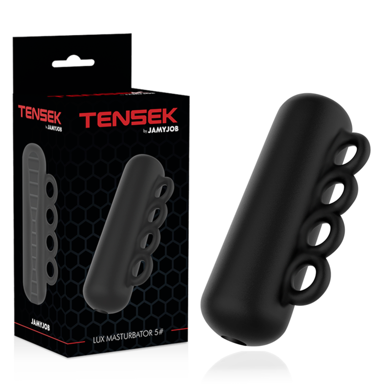 JAMYJOB - EXTREME MASTURBADOR TENSEK 5 NEGRO - JUGUETES BIENESTAR - El Arte del Placer