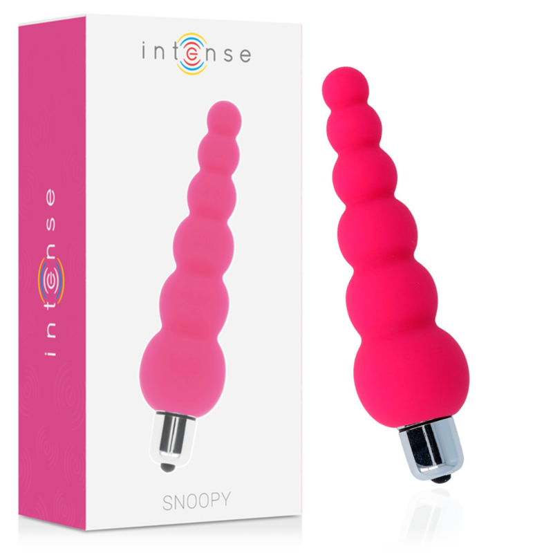 INTENSE - SNOOPY 7 SPEEDS SILICONE ROSA INTENSO - Anal - El Arte del Placer