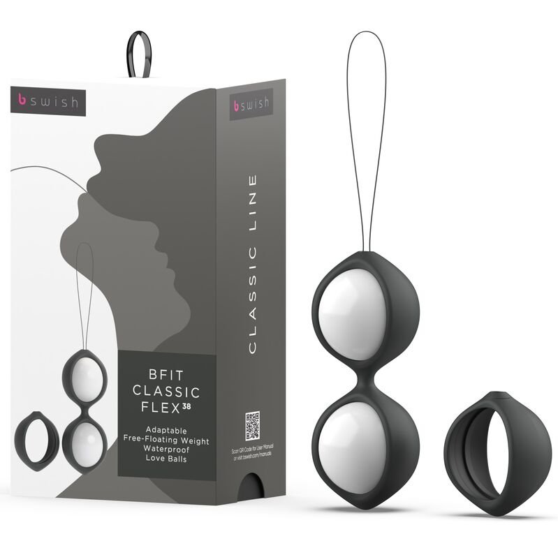 B SWISH - BFIT CLASSIC FLEX NEGRO 38 G. - Bolas Chinas - El Arte del Placer