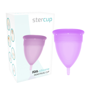 STERCUP – COPA MENSTRUAL FDA SILICONA LILA – TALLA