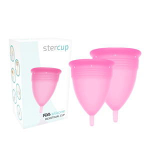 STERCUP – PACK COPA MENSTRUAL SILICONA FDA TALLA + - Copas vaginales - El Arte del Placer