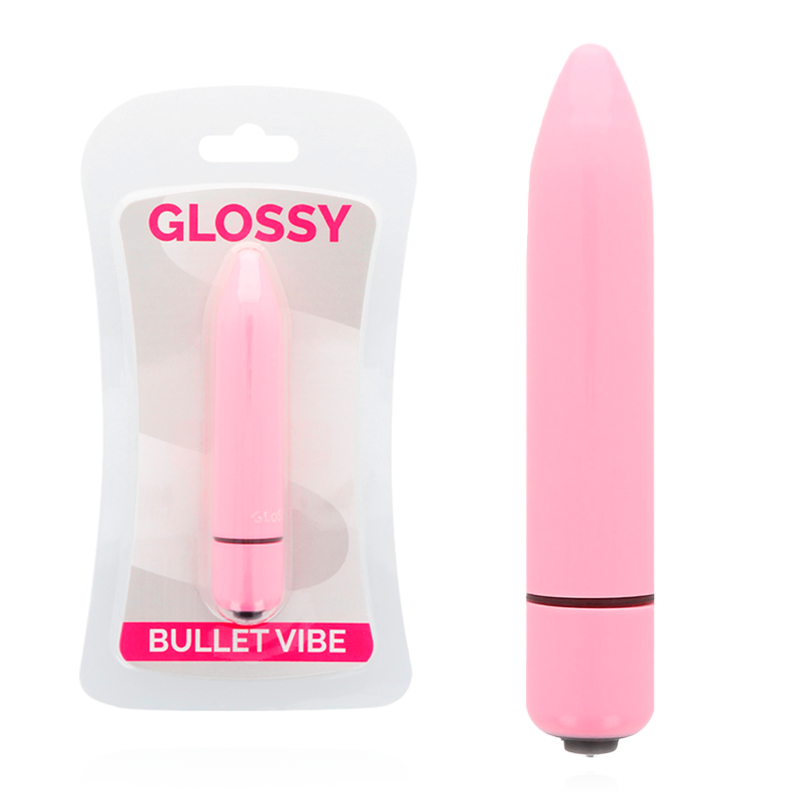 GLOSSY - THIN VIBRADOR ROSA INTENSO - JUGUETES BIENESTAR - El Arte del Placer