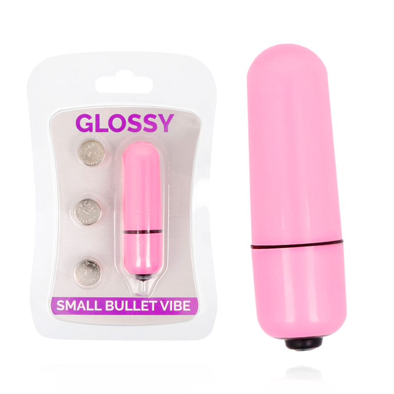 GLOSSY - SMALL BALA VIBRADORA ROSA INTENSO - JUGUETES BIENESTAR - El Arte del Placer