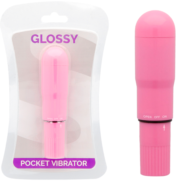 GLOSSY - POCKET VIBRADOR ROSA INTENSO - JUGUETES BIENESTAR - El Arte del Placer