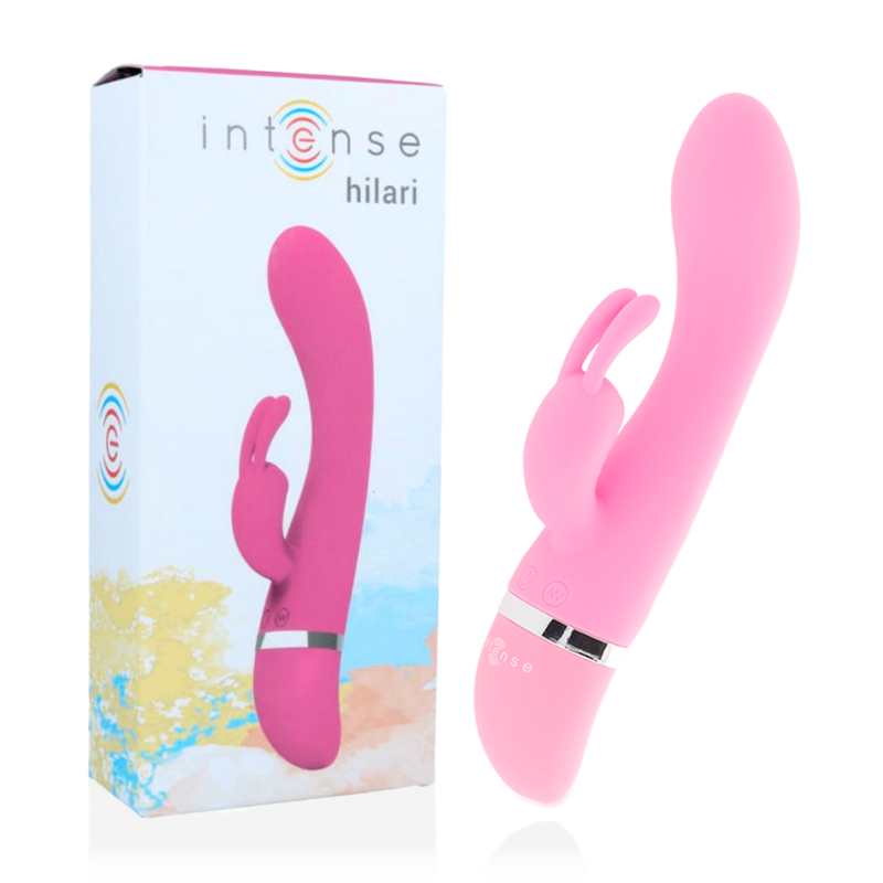 INTENSE - HILARI VIBRADOR ROSA SILICON LUXE - JUGUETES BIENESTAR - El Arte del Placer