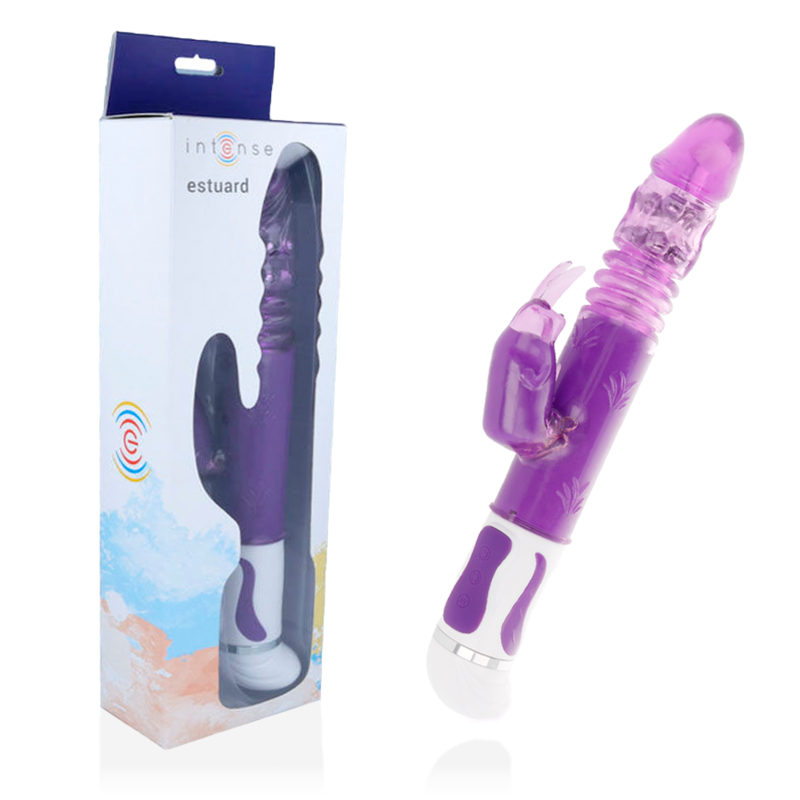 INTENSE - ESTUARD VIBRADOR ROTADOR UP&DOWN LILA - JUGUETES BIENESTAR - El Arte del Placer