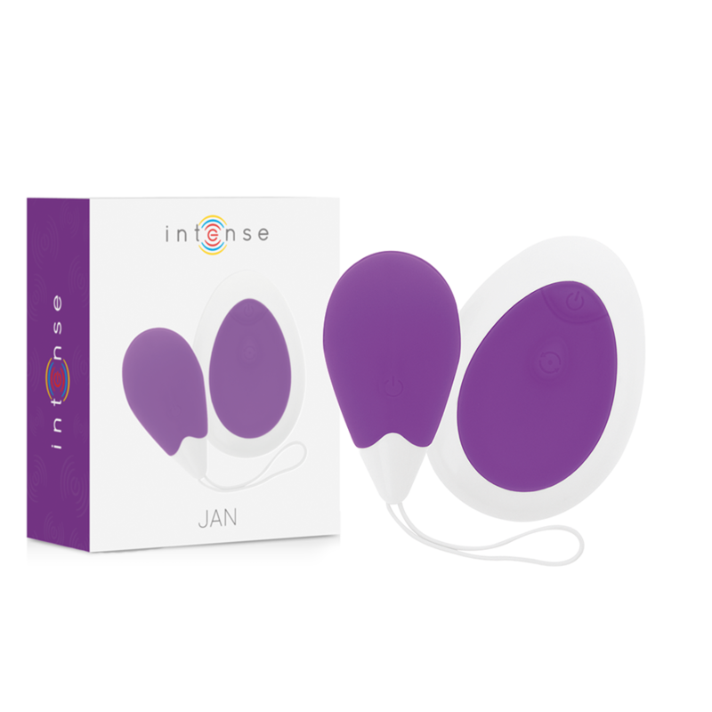 INTENSE – JAN HUEVO VIBRADOR CONTROL REMOTO - JUGUETES BIENESTAR - El Arte del Placer