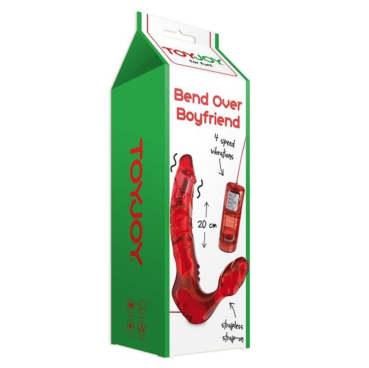 TOYJOY - ARNÉS DOBLE PENETRACIÓN SIN CORREAS CON VIBRADOR - Arneses - El Arte del Placer