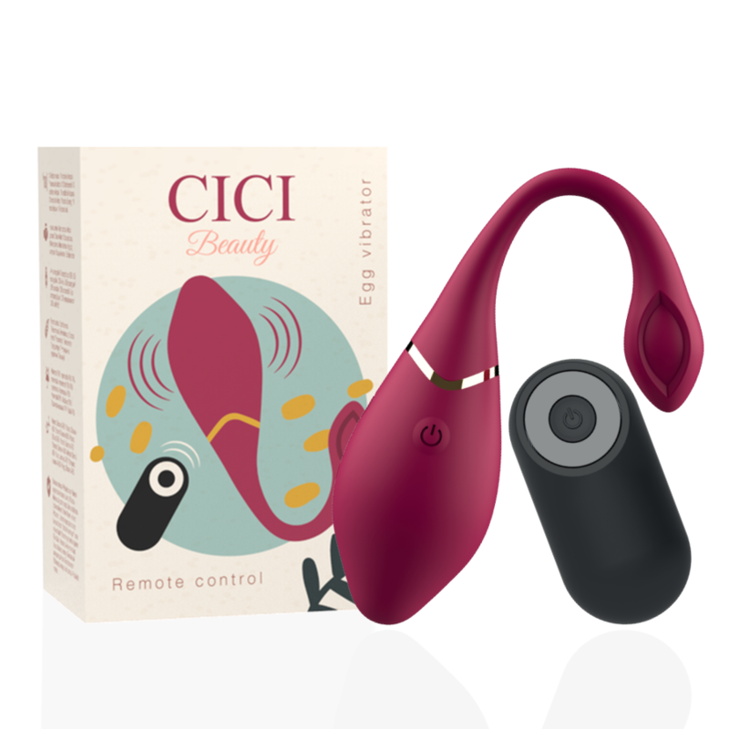 CICI BEAUTY - PREMIUM SILICONE EGG VIBRATOR REMOTE CONTROL - JUGUETES BIENESTAR - El Arte del Placer