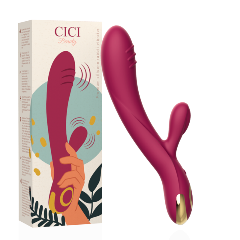 CICI BEAUTY - PREMIUM SILICONE RABBIT VIBRATOR - JUGUETES BIENESTAR - El Arte del Placer