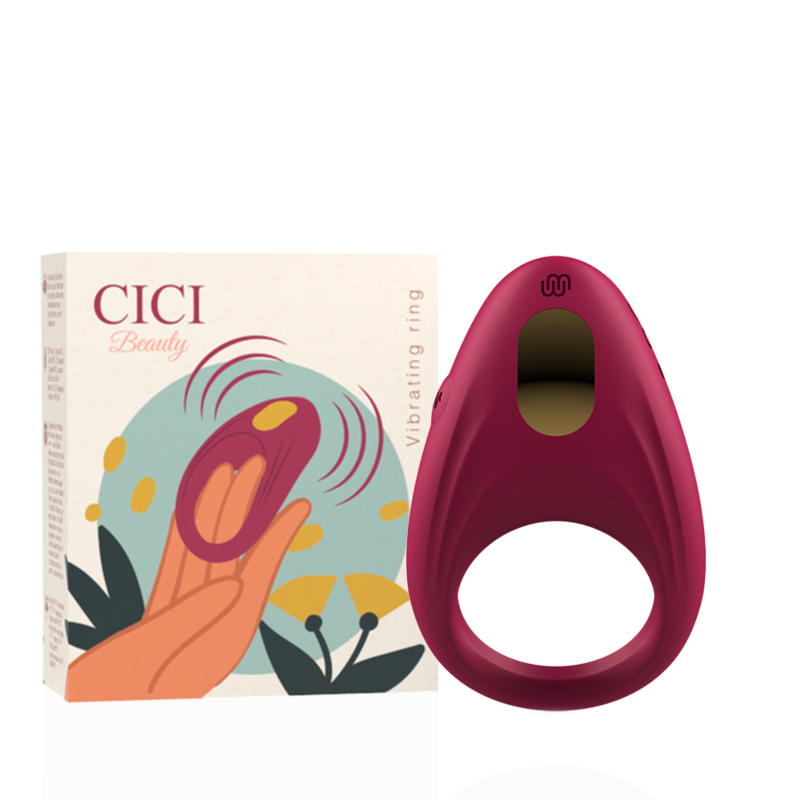 CICI BEAUTY - PREMIUM SILICONE VIBRATING RING - Accesorios para el pene - El Arte del Placer