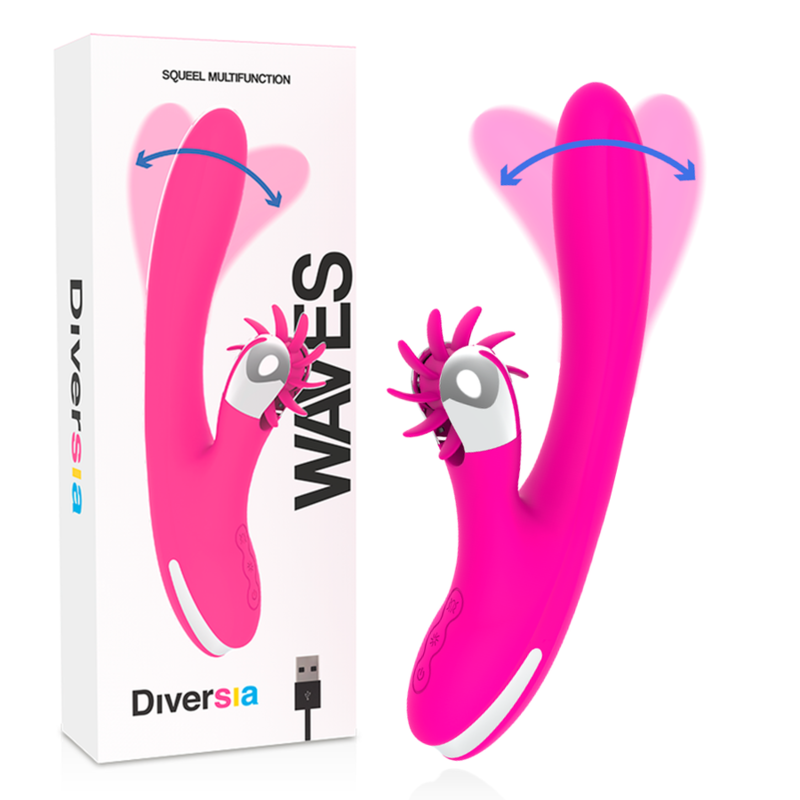 DIVERSIA - BUNNY WAVES 24 CM - JUGUETES BIENESTAR - El Arte del Placer