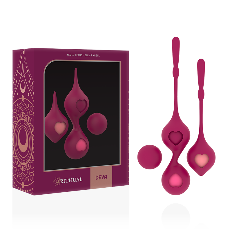 SET DEVA RITUAL ENTRENAMIENTO PELVICO ORQUIDEA - Bolas Chinas - El Arte del Placer