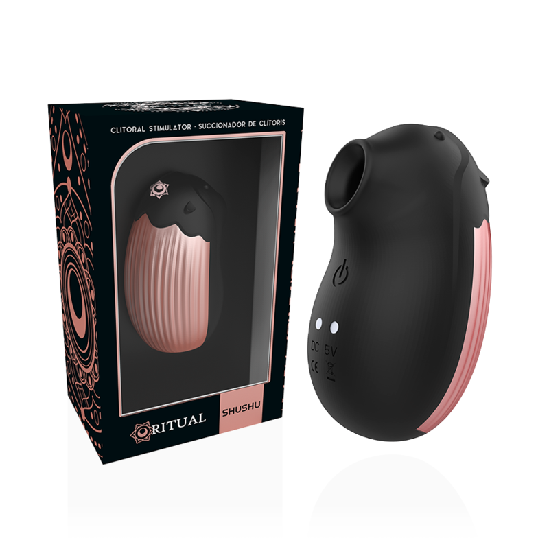 RITHUAL - SHUSHU 2.O NEW GENERATION CLITORAL AZABACHE - JUGUETES BIENESTAR - El Arte del Placer