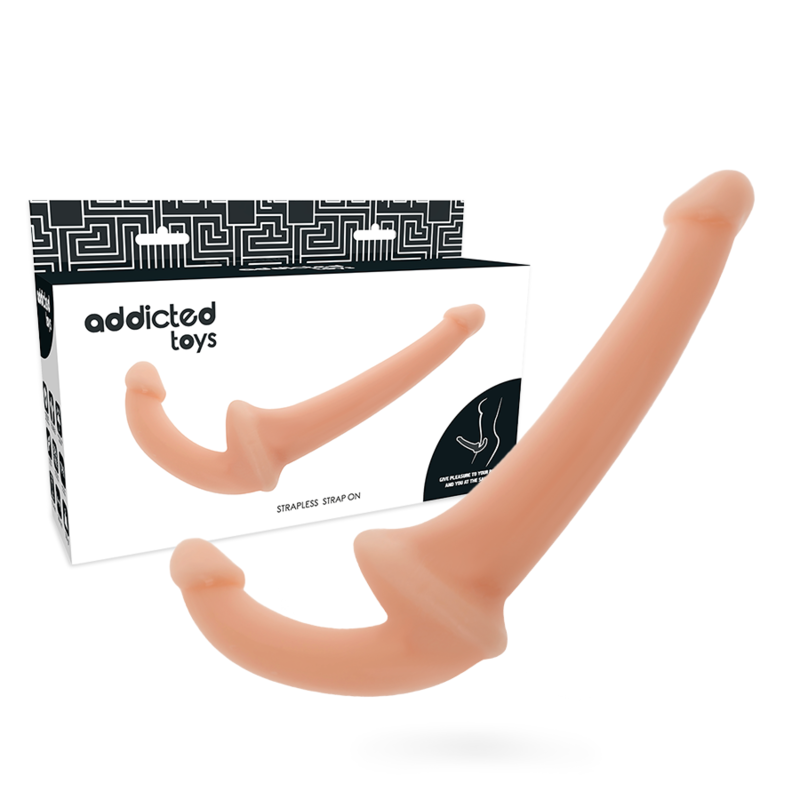 ADDICTED TOYS - DILDO CON ARNÉS SIN SUJECIÓN NATURAL - Arneses - El Arte del Placer