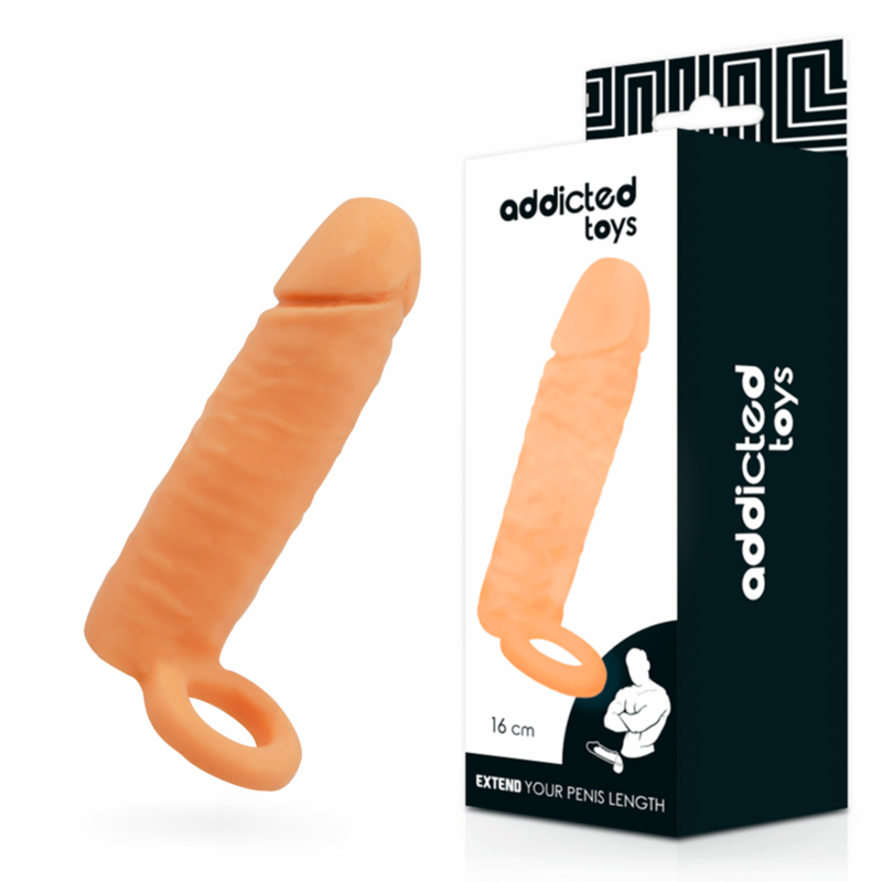 ADDICTED TOYS - EXTENSIÓN PENE 16 CM - Accesorios para el pene - El Arte del Placer