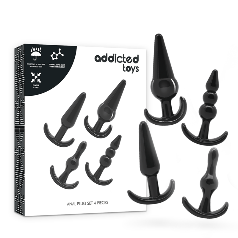 ADDICTED TOYS - SET 4 PLUGS ANALES - Anal - El Arte del Placer