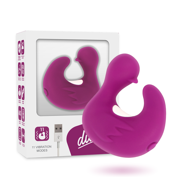 COVERME - DEDAL PATO ESTIMULADOR DE SILICONA RECARGABLE  DUCKYMANIA - Estimuladores - El Arte del Placer