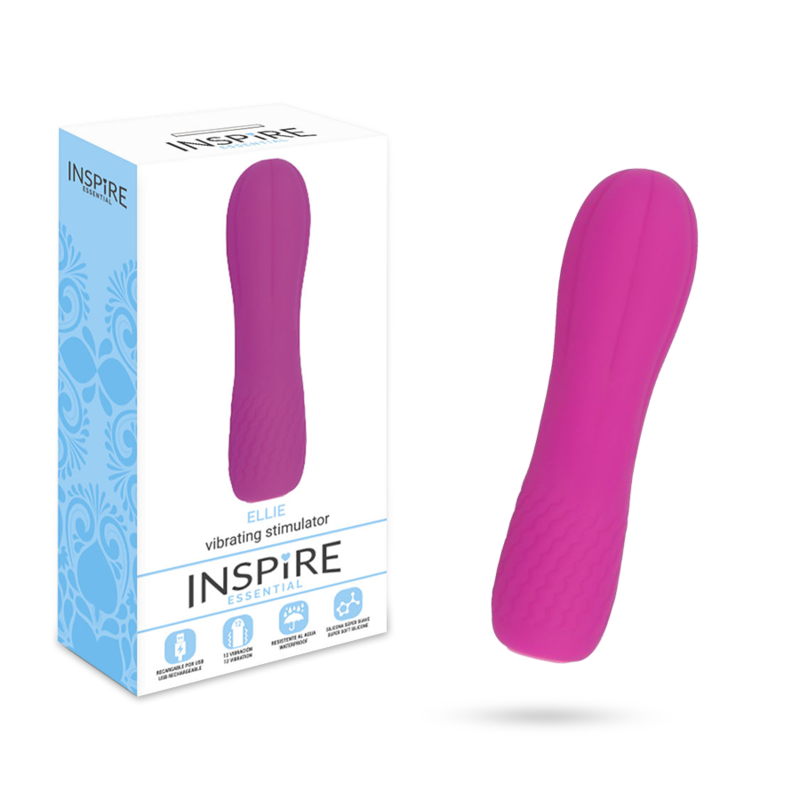 INSPIRE ESSENTIAL - VIBRADOR ELLIE LILA - JUGUETES BIENESTAR - El Arte del Placer