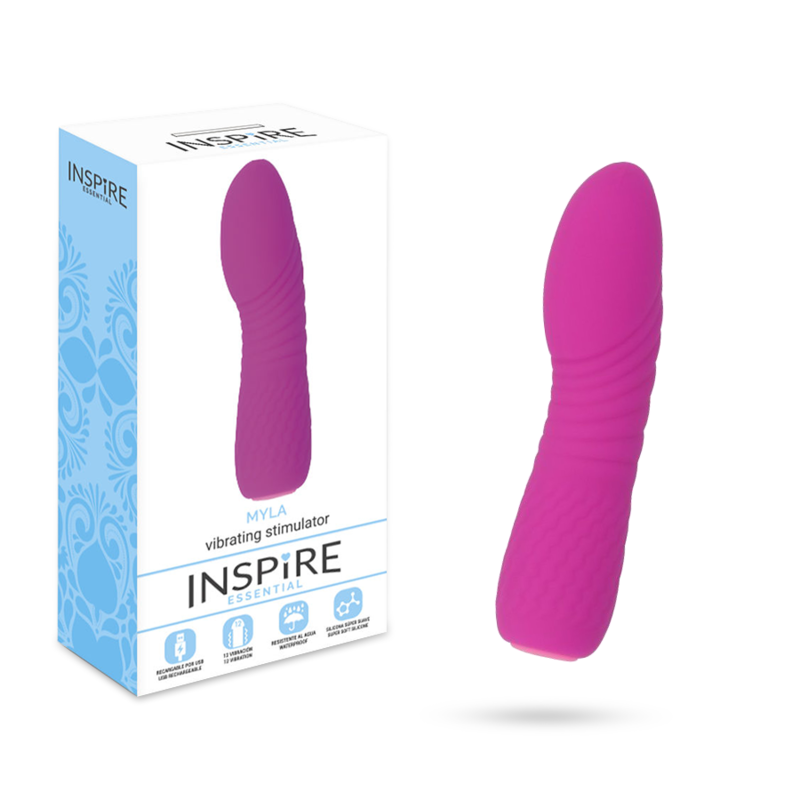 INSPIRE ESSENTIAL - MYLA VIBRADOR LILA - JUGUETES BIENESTAR - El Arte del Placer