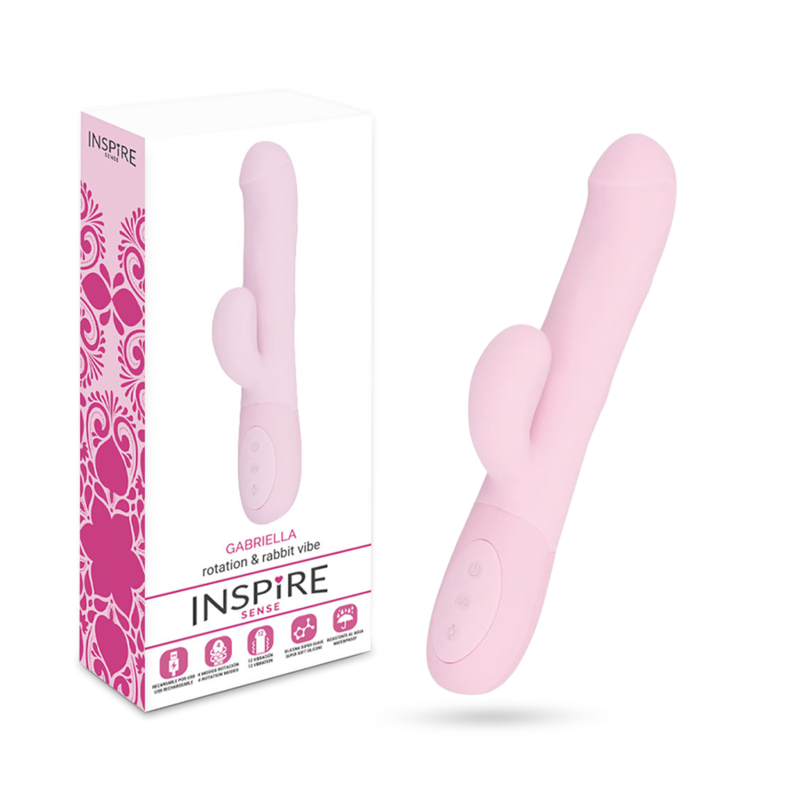 INSPIRE SENSE - GABRIELLA VIBRADOR ROSA - JUGUETES BIENESTAR - El Arte del Placer