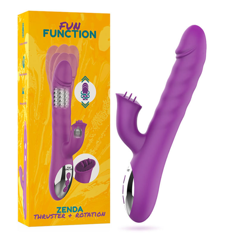 FUN FUNCTION - ZENDA THRUSTER & ROTATION - JUGUETES BIENESTAR - El Arte del Placer
