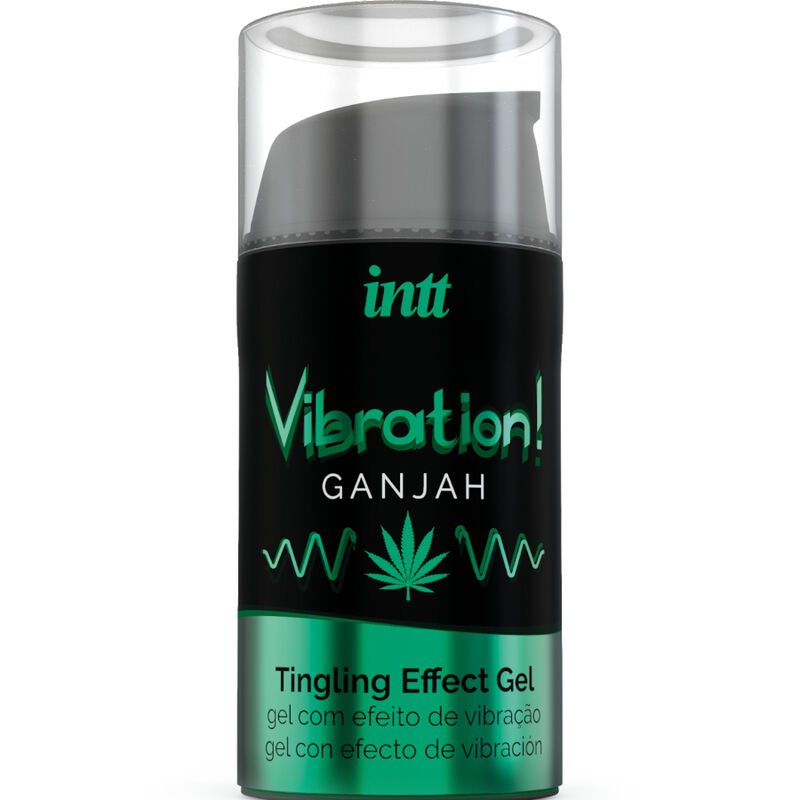 INTT - POTENTE ESTIMULANTE ÍNTIMO GEL VIBRADOR LIQUIDO CANNABIS 15ML - DROGUERÍA - El Arte del Placer