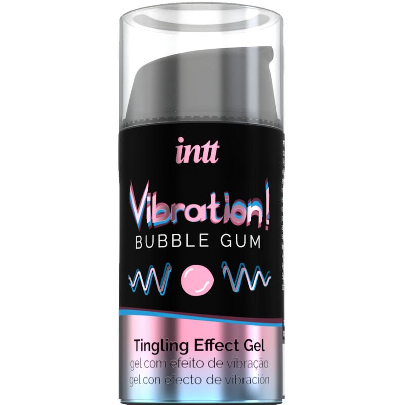 INTT - POTENTE ESTIMULANTE ÍNTIMO GEL VIBRADOR LIQUIDO CHICLE 15ML - DROGUERÍA - El Arte del Placer