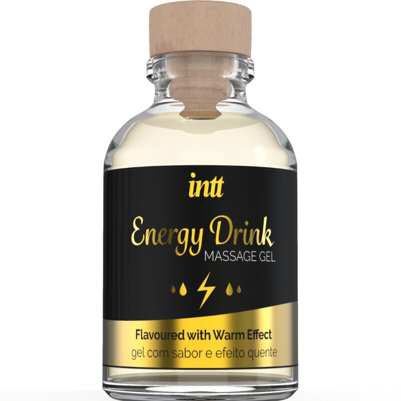 INTT MASSAGE & ORAL SEX - GEL DE MASAJE CON SABOR A BEBIDA ENERGETÍCA Y EFECTO CALOR - Con efecto calor - El Arte del P…