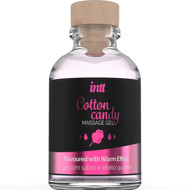 INTT MASSAGE & ORAL SEX - GEL DE MASAJE CON SABOR A ALGODÓN DE AZUCAR Y EFECTO CALOR - Con efecto calor - El Arte del P…
