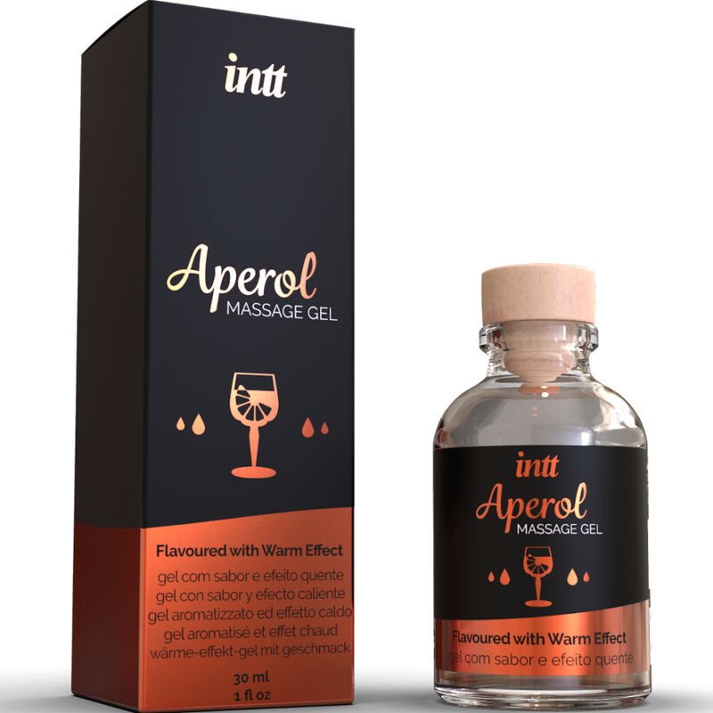 INTT MASSAGE & ORAL SEX - GEL DE MASAJE APEROL EFECTO CALOR INTENSO - Con efecto calor - El Arte del Placer