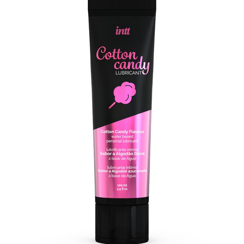 INTT LUBRICANTS - LUBRICANTE ÍNTIMO BASE AGUA DELICIOSO SABOR A ALGODON DULCE - Con deliciosos Sabores - El Arte del Pl…