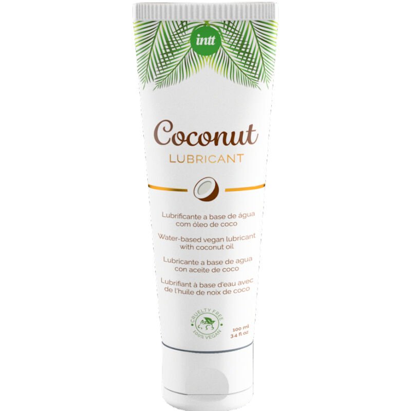 INTT - LUBRICANTE VEGANO A BASE DE AGUA CON SABOR INTENSO A COCO - Con deliciosos Sabores - El Arte del Placer