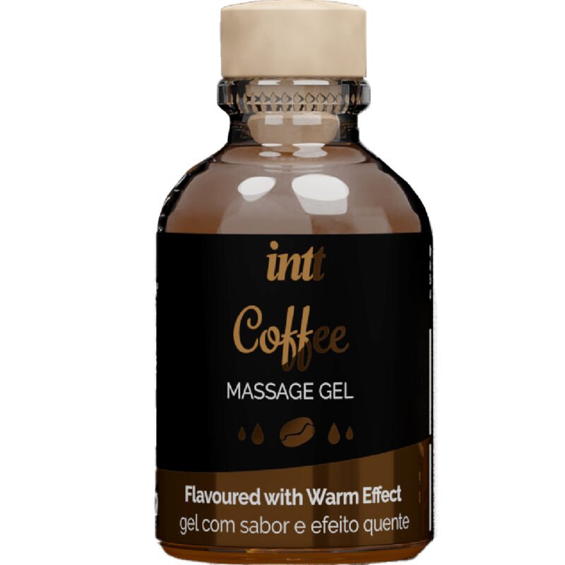 INTT MASSAGE & ORAL SEX - GEL DE MASAJE SABOR A CAFÉ EFECTO CALOR - Con efecto calor - El Arte del Placer