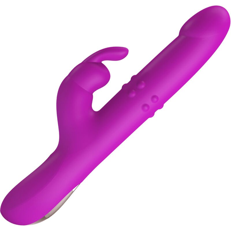 PRETTY LOVE - REESE VIBRADOR CON ROTACIÓN MORADO - JUGUETES BIENESTAR - El Arte del Placer