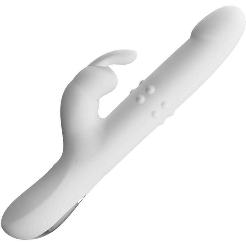 PRETTY LOVE - REESE VIBRADOR CON ROTACIÓN PLATEADO - JUGUETES BIENESTAR - El Arte del Placer