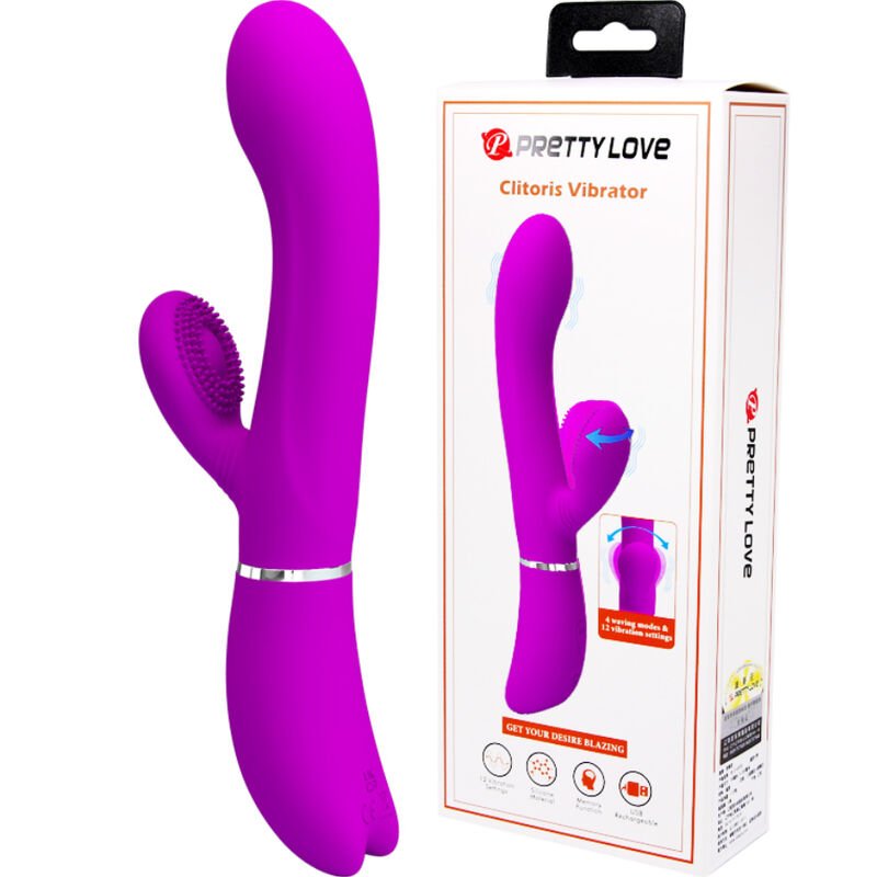 PRETTY LOVE - VIBRADOR ESTIMULADOR CLITORIS - JUGUETES BIENESTAR - El Arte del Placer
