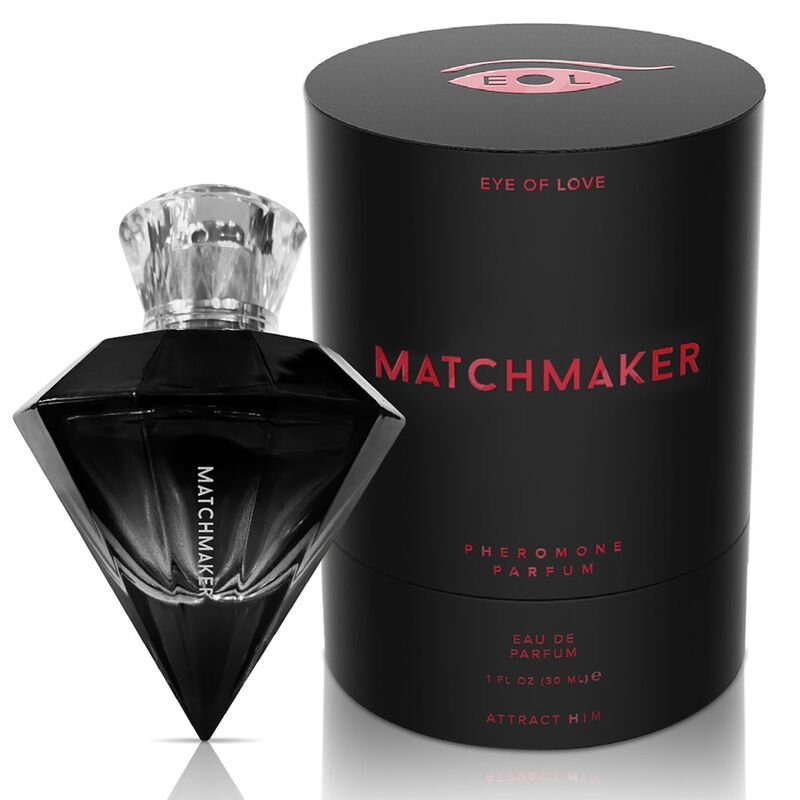 EYE OF LOVE - MATCHMAKER BLACK DIAMOND LGBTQ PERFUME FEROMONAS PARA ÉL 30 ML - DROGUERÍA - El Arte del Placer