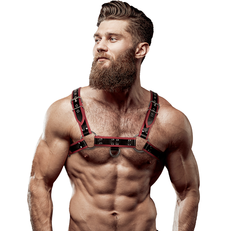 FETISH SUBMISSIVE ATTITUDE – ARNÉS ECOPIEL PECHO HOMBRE - Arneses Hombre - El Arte del Placer