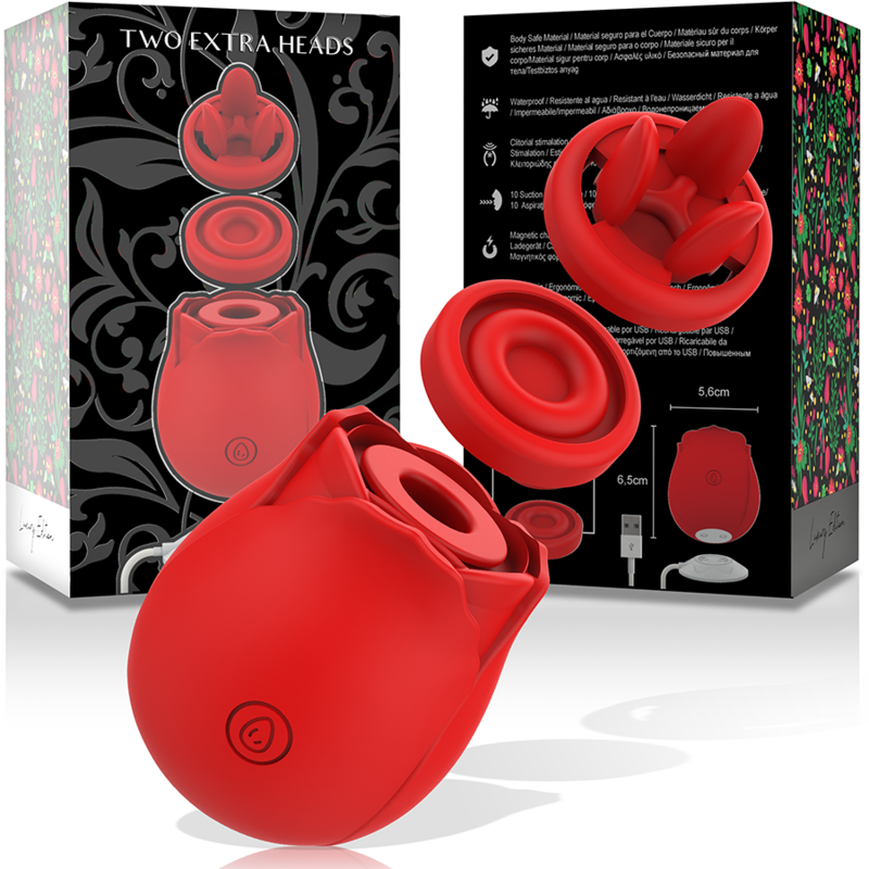 MIA - ESTIMULADOR CLITORIS DOS CABEZALES 3 EN 1 EDICIÓN DE LUJO - Estimuladores - El Arte del Placer