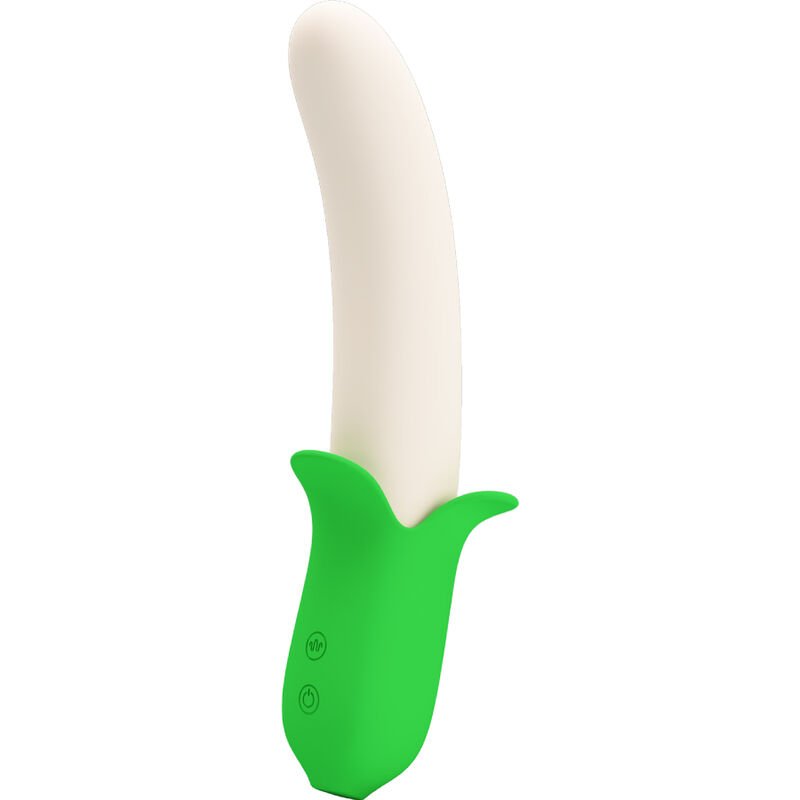 PRETTY LOVE - BANANA KNIGHT SUPER POWER 7 VIBRACIONES SILICONA - Dildos sin Vibración - El Arte del Placer