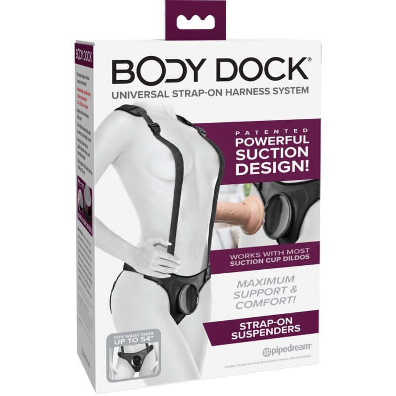 PIPEDREAMS - BODY DOCK STRAP-ON SUSPENDERS - Arneses - El Arte del Placer