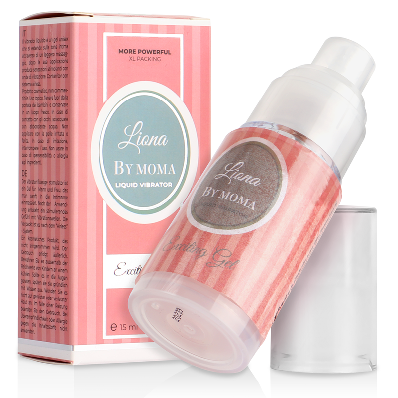 LIONA BY MOMA - VIBRADOR LIQUIDO EXCITING GEL 15 ML - DROGUERÍA - El Arte del Placer