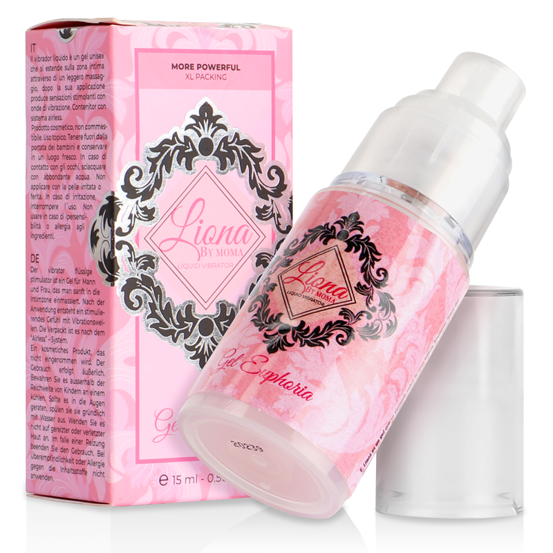LIONA BY MOMA - VIBRADOR LIQUIDO EUPHORIA GEL 15 ML - DROGUERÍA - El Arte del Placer