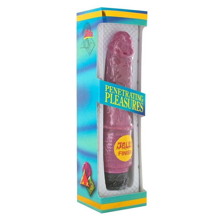 SEVEN CREATIONS - JELLY LILA VIBRATOR FLEX - Dildos sin Vibración - El Arte del Placer