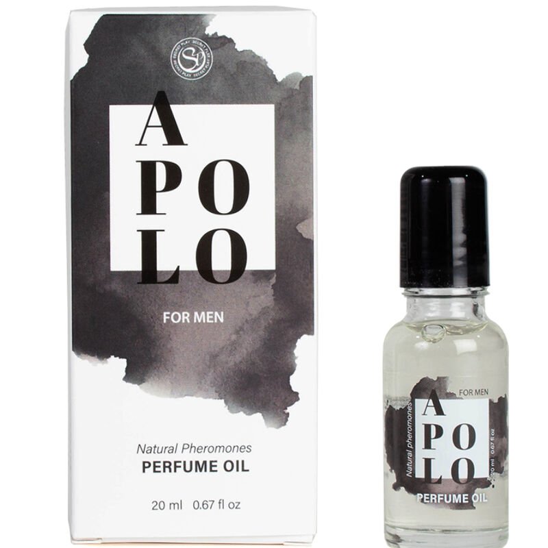 SECRETPLAY - APOLO PERFUME EN ACEITE FEROMONAS HOMBRE 20 ML - DROGUERÍA - El Arte del Placer
