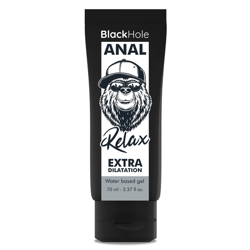 BLACK HOLE - GEL BASE AGUA DILATACIÓN ANAL 70 ML - Anal con Relajante - El Arte del Placer