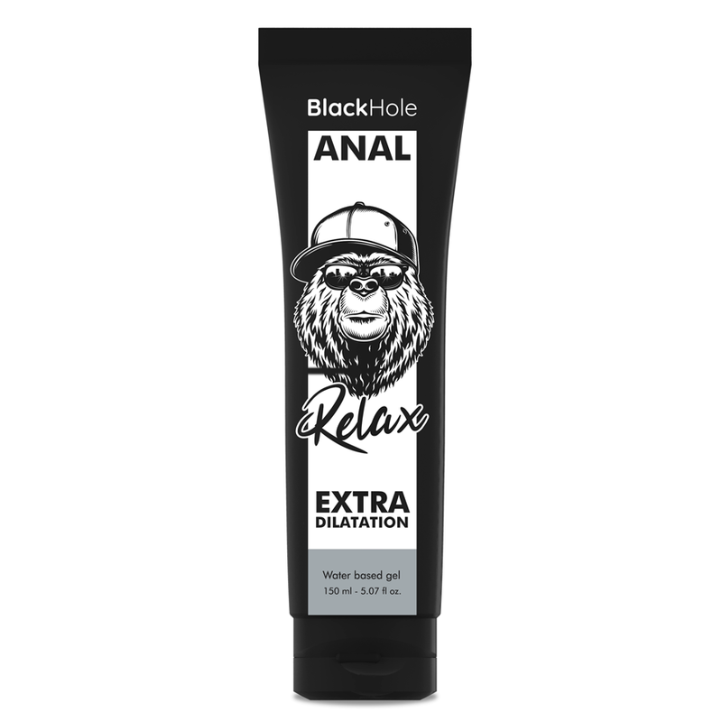 BLACK HOLE - GEL BASE AGUA DILATACIÓN ANAL 150 ML - Anal con Relajante - El Arte del Placer