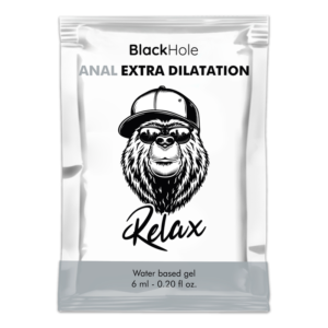 BLACK HOLE - GEL BASE AGUA DILATACIÓN ANAL 6 ML MONODOSIS