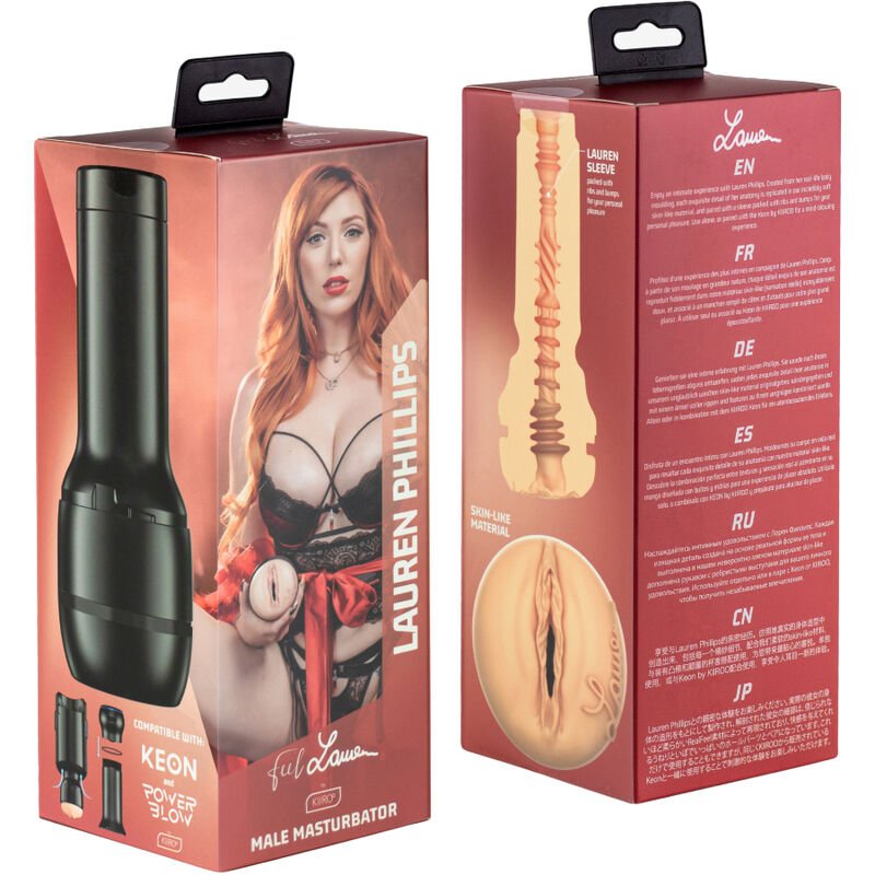 KIIROO - FEEL LAUREN PHILLIPS STARS COLLECTION STROKERS POWERBLOW COMPATIBLE - JUGUETES BIENESTAR - El Arte del Placer